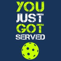 Funny Pickleball You Just Got Served Pickleball Player Sport Gift Flatbill Hat