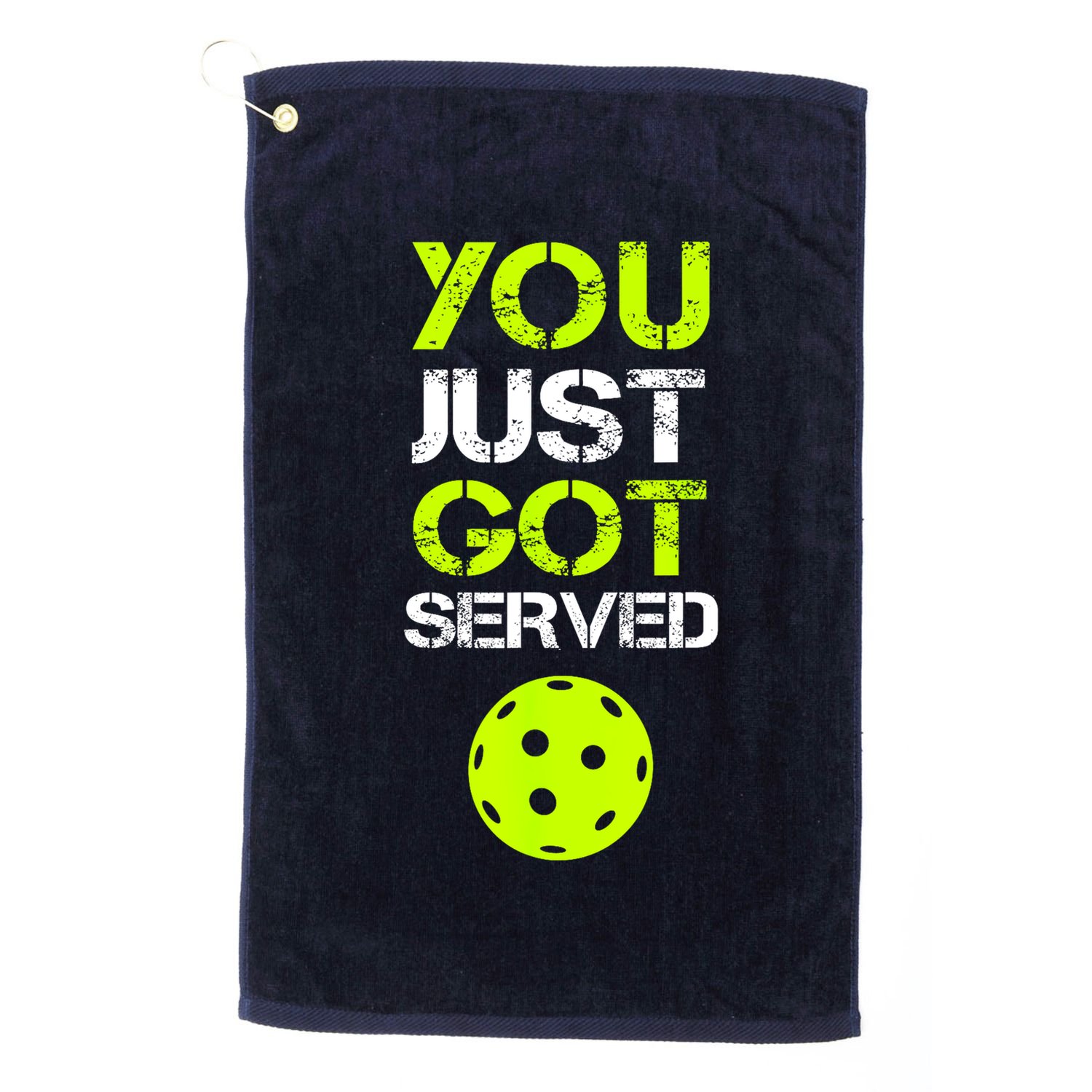 Funny Pickleball You Just Got Served Pickleball Player Sport Gift Golf Towel