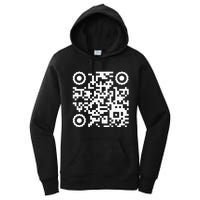 Funny Qr 4547 Dancing Dance (On Back) Women's Pullover Hoodie