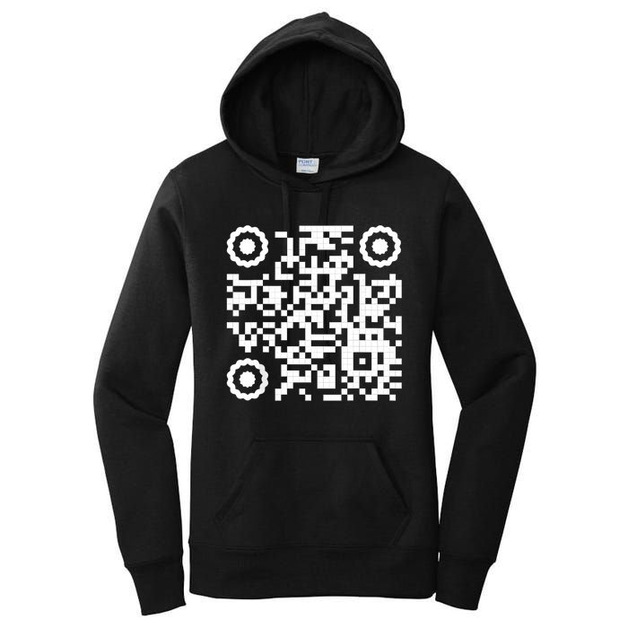 Funny Qr 4547 Dancing Dance (On Back) Women's Pullover Hoodie