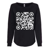 Funny Qr 4547 Dancing Dance (On Back) Womens California Wash Sweatshirt