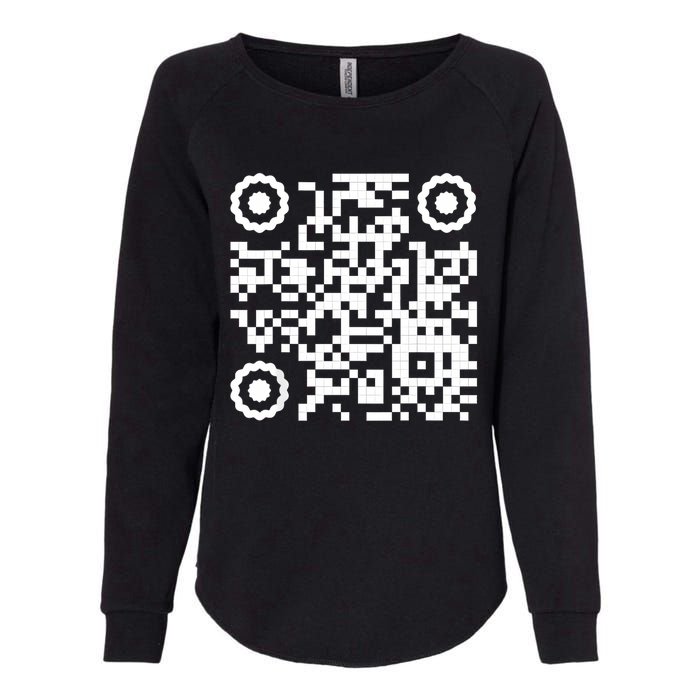 Funny Qr 4547 Dancing Dance (On Back) Womens California Wash Sweatshirt