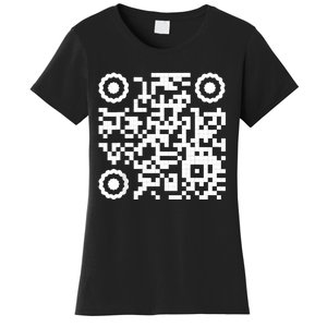 Funny Qr 4547 Dancing Dance (On Back) Women's T-Shirt