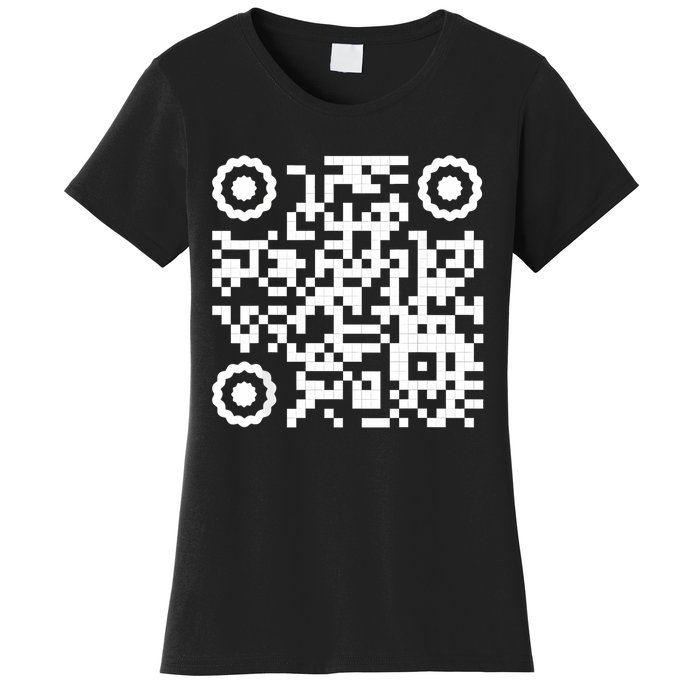 Funny Qr 4547 Dancing Dance (On Back) Women's T-Shirt