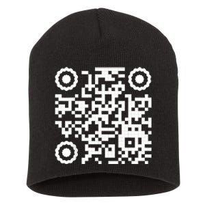 Funny Qr 4547 Dancing Dance (On Back) Short Acrylic Beanie