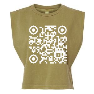 Funny Qr 4547 Dancing Dance (On Back) Garment-Dyed Women's Muscle Tee