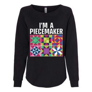 Funny Quilting Art For Quilter Sewer Women Moms Piecemaker Womens California Wash Sweatshirt