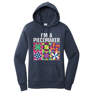 Funny Quilting Art For Quilter Sewer Women Moms Piecemaker Women's Pullover Hoodie