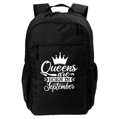 Funny Queens Are Born In September Crown Cool Gift Backpack