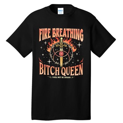 Fireheart Queen Aelin Throne Of Glass Tall T-Shirt