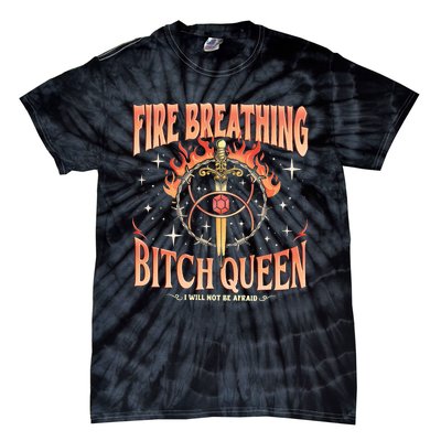 Fireheart Queen Aelin Throne Of Glass Tie-Dye T-Shirt