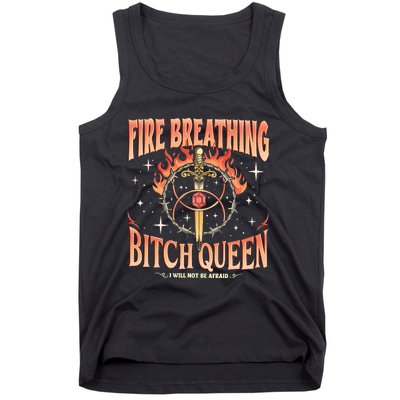 Fireheart Queen Aelin Throne Of Glass Tank Top