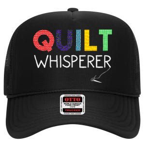 Funny Quilting Art For Wo Mom Quilt Sewing Lovers Quilter High Crown Mesh Back Trucker Hat