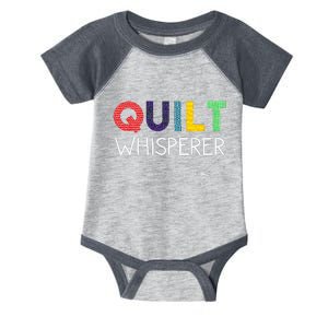 Funny Quilting Art For Wo Mom Quilt Sewing Lovers Quilter Infant Baby Jersey Bodysuit