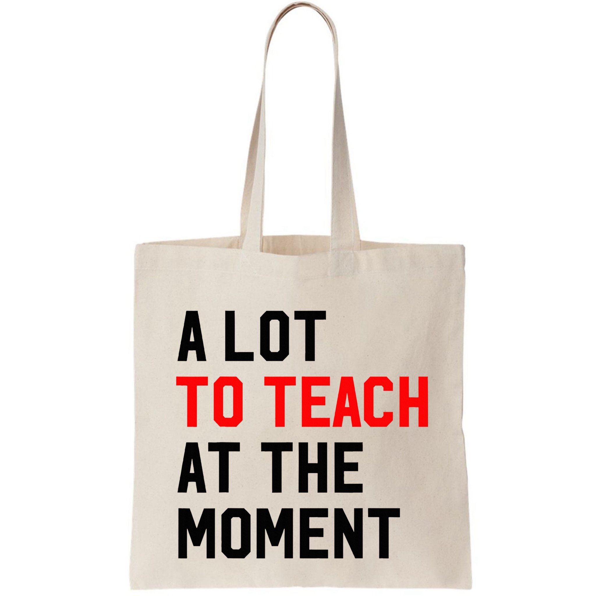 Funny Quote A Lot To Teach At The Moment Teacher Bag