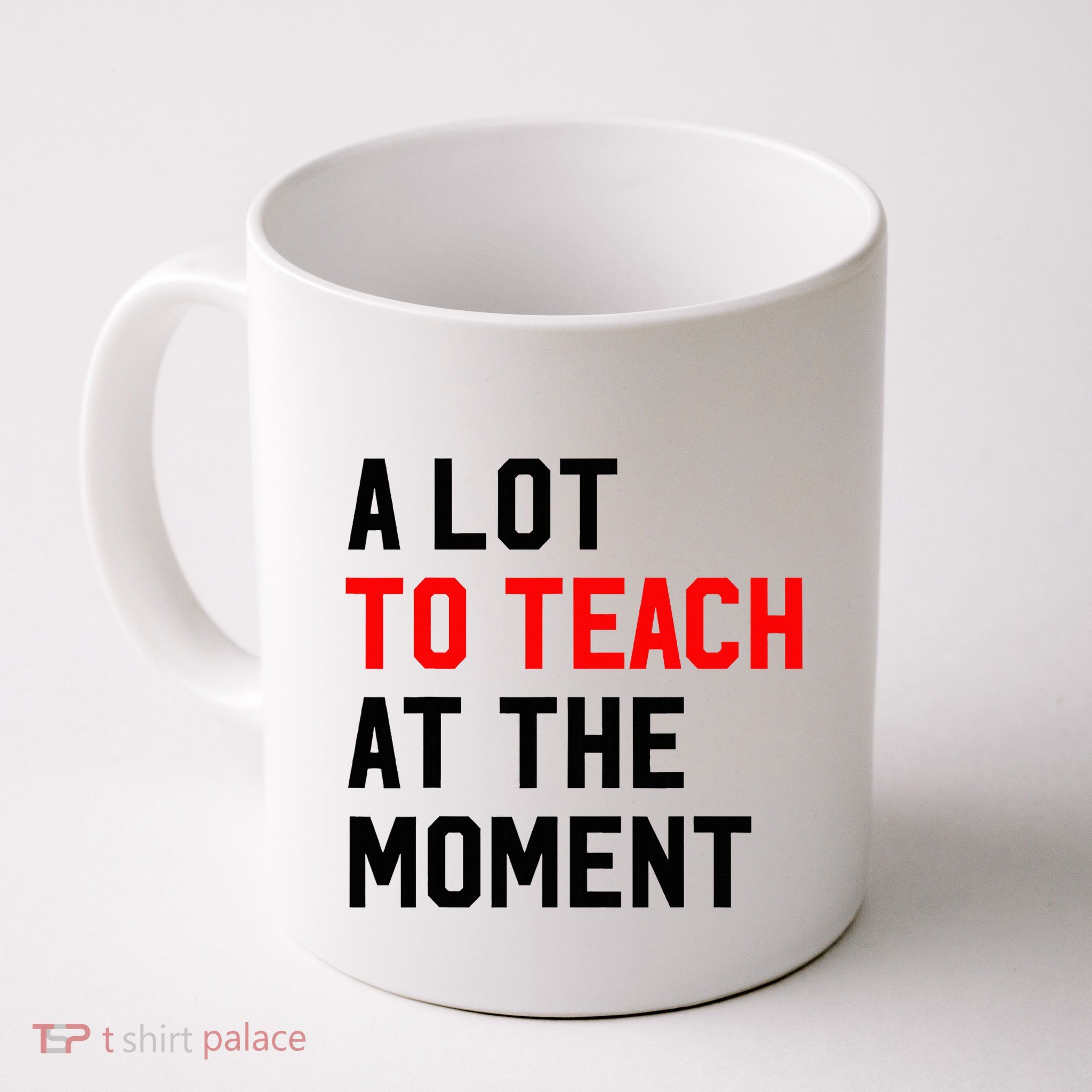 Funny Quote A Lot To Teach At The Moment Teacher Mug