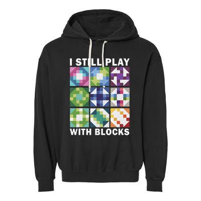 Funny Quilting Art For Women Quilting Sewing Garment-Dyed Fleece Hoodie