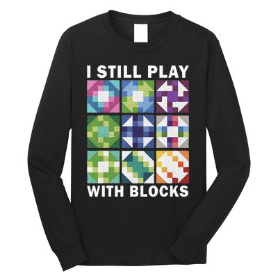 Funny Quilting Art For Women Quilting Sewing Long Sleeve Shirt