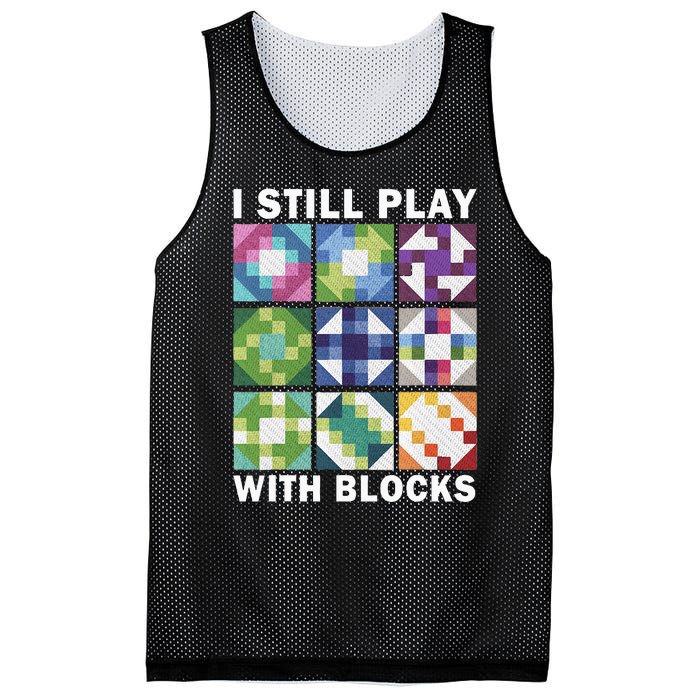 Funny Quilting Art For Women Quilting Sewing Mesh Reversible Basketball Jersey Tank