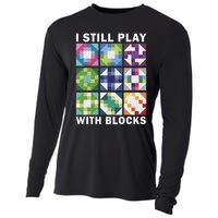 Funny Quilting Art For Women Quilting Sewing Cooling Performance Long Sleeve Crew