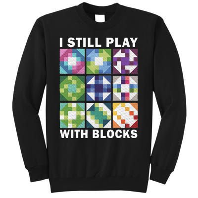 Funny Quilting Art For Women Quilting Sewing Tall Sweatshirt