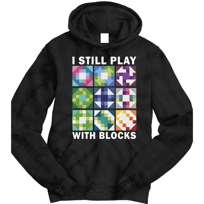 Funny Quilting Art For Women Quilting Sewing Tie Dye Hoodie