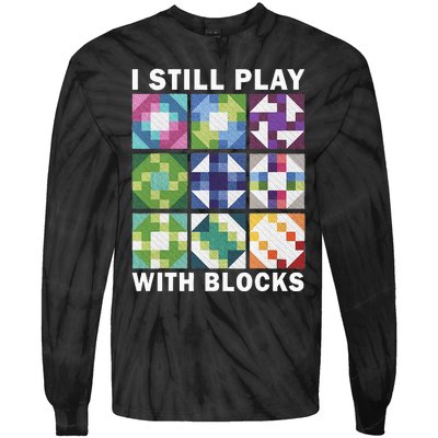 Funny Quilting Art For Women Quilting Sewing Tie-Dye Long Sleeve Shirt