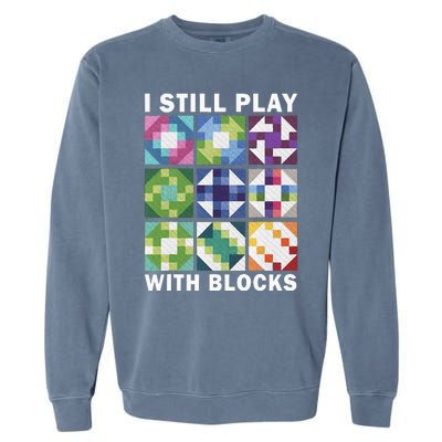 Funny Quilting Art For Women Quilting Sewing Garment-Dyed Sweatshirt