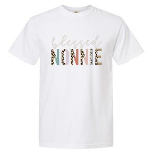 funny quote Blessed Nonnie Cute Leopard Garment-Dyed Heavyweight T-Shirt