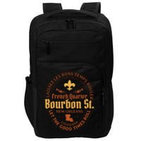 French Quarter Bourbon St New Orleans Souvenir Gift Impact Tech Backpack