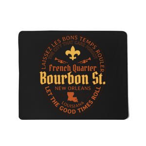 French Quarter Bourbon St New Orleans Souvenir Gift Mousepad