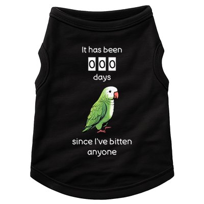 Funny Quaker Biting Quaker Parrot Joke Monk Parrot Doggie Tank