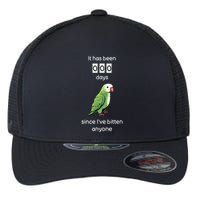Funny Quaker Biting Quaker Parrot Joke Monk Parrot Flexfit Unipanel Trucker Cap
