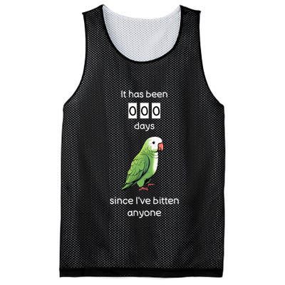Funny Quaker Biting Quaker Parrot Joke Monk Parrot Mesh Reversible Basketball Jersey Tank