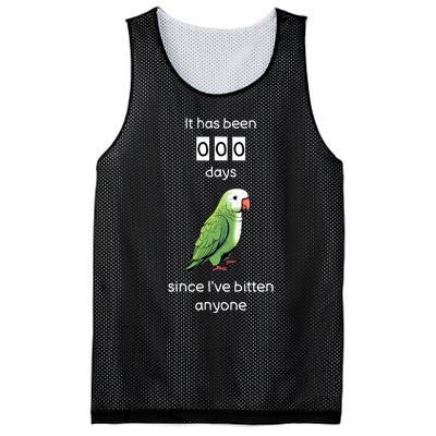 Funny Quaker Biting Quaker Parrot Joke Monk Parrot Mesh Reversible Basketball Jersey Tank