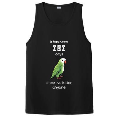 Funny Quaker Biting Quaker Parrot Joke Monk Parrot PosiCharge Competitor Tank