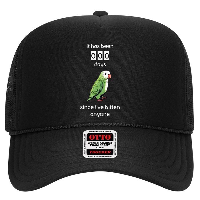 Funny Quaker Biting Quaker Parrot Joke Monk Parrot Hat