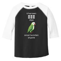 Funny Quaker Biting Quaker Parrot Joke Monk Parrot Toddler Fine Jersey T-Shirt