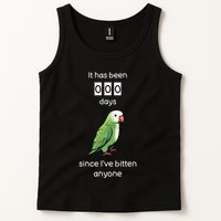 Funny Quaker Biting Quaker Parrot Joke Monk Parrot Tank Top