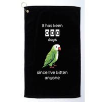 Funny Quaker Biting Quaker Parrot Joke Monk Parrot Golf Towel