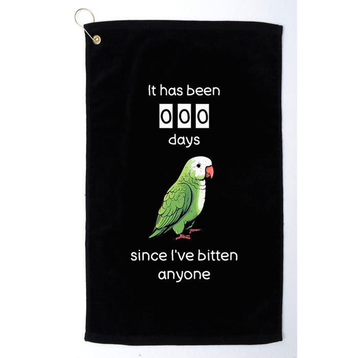 Funny Quaker Biting Quaker Parrot Joke Monk Parrot Golf Towel