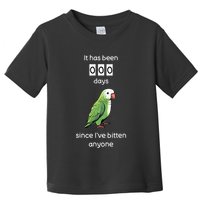 Funny Quaker Biting Quaker Parrot Joke Monk Parrot Toddler T-Shirt