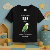 Funny Quaker Biting Quaker Parrot Joke Monk Parrot Toddler T-Shirt