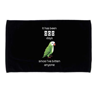 Funny Quaker Biting Quaker Parrot Joke Monk Parrot Microfiber Hand Towel