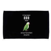 Funny Quaker Biting Quaker Parrot Joke Monk Parrot Microfiber Hand Towel