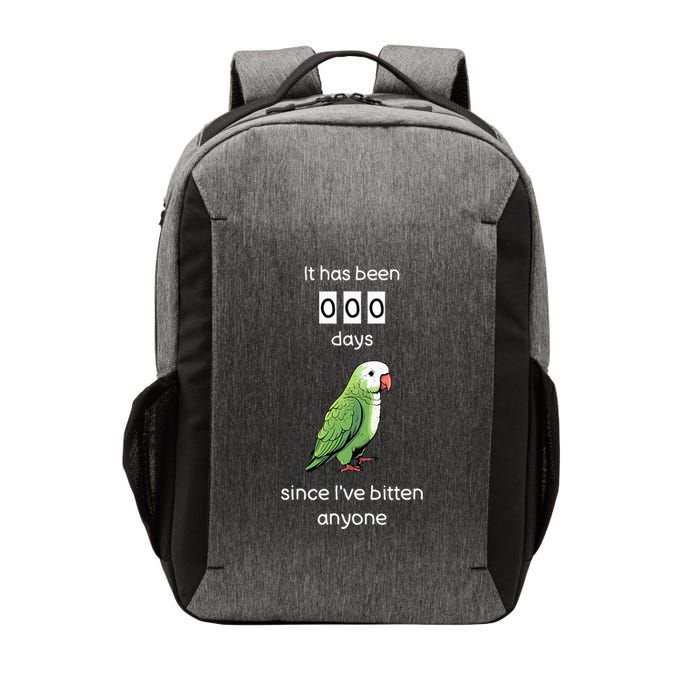 Funny Quaker Biting Quaker Parrot Joke Monk Parrot Vector Backpack