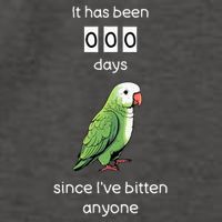 Funny Quaker Biting Quaker Parrot Joke Monk Parrot Vector Backpack