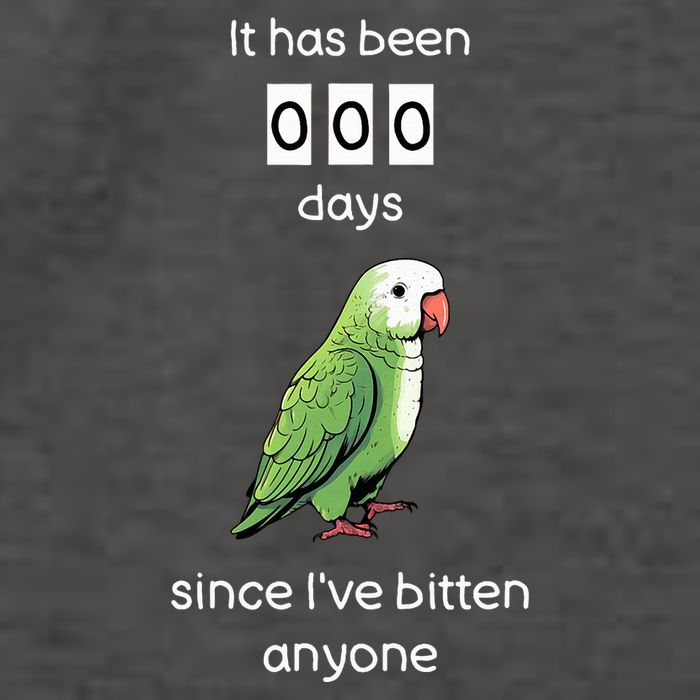 Funny Quaker Biting Quaker Parrot Joke Monk Parrot Vector Backpack