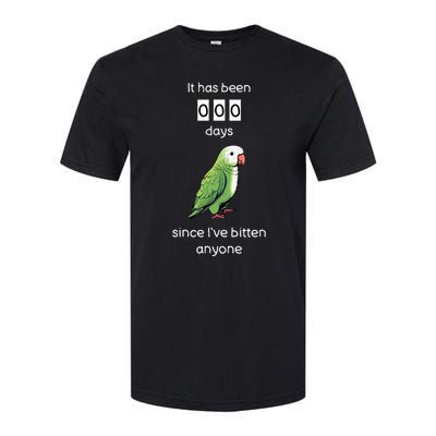 Funny Quaker Biting Quaker Parrot Joke Monk Parrot Softstyle CVC T-Shirt