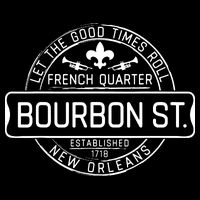 French Quarter Bourbon St New Orleans Fleur De Lis Souvenir Impact Tech Backpack